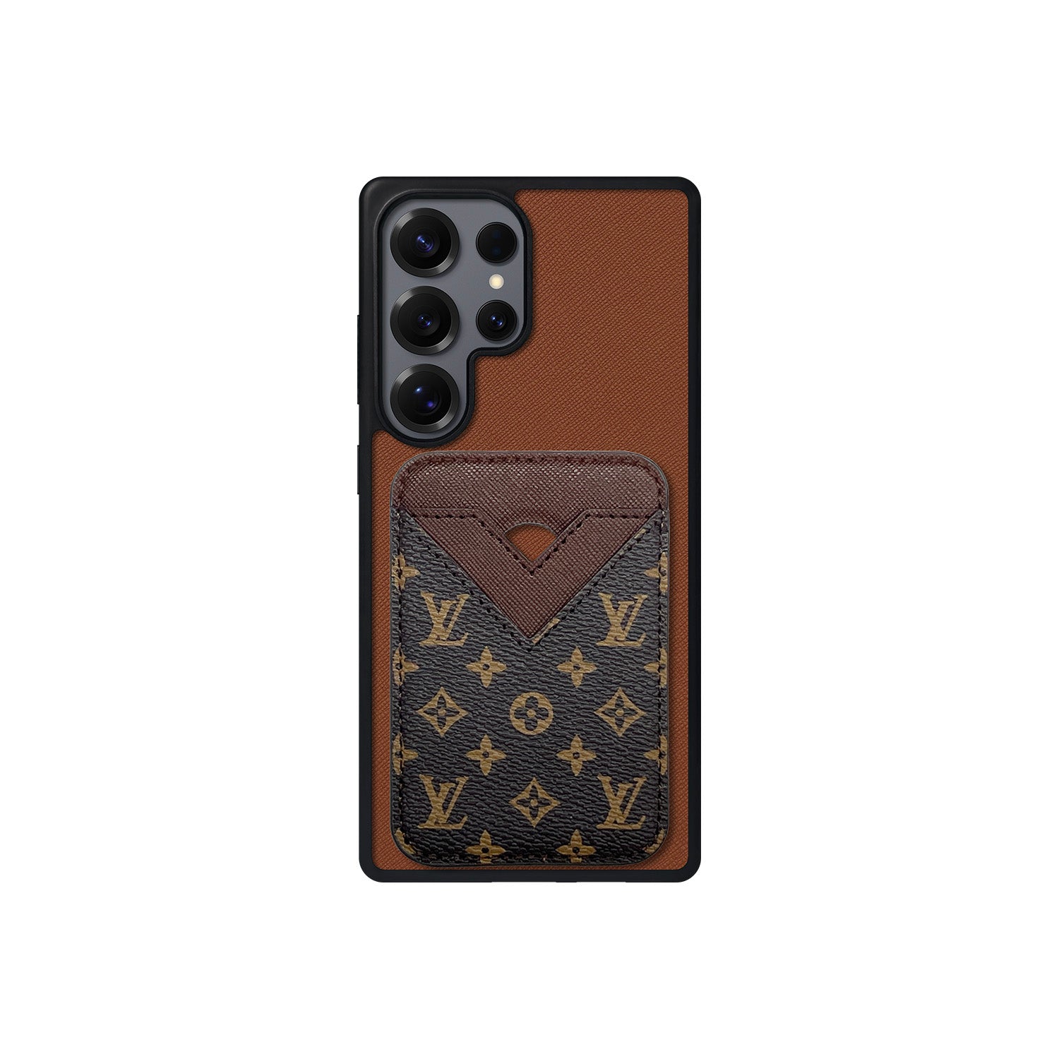 Tarjetero MagSafe LV Marrón Small Monogram