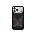 Tarjetero MagSafe LV Negro y Marrón Monogram