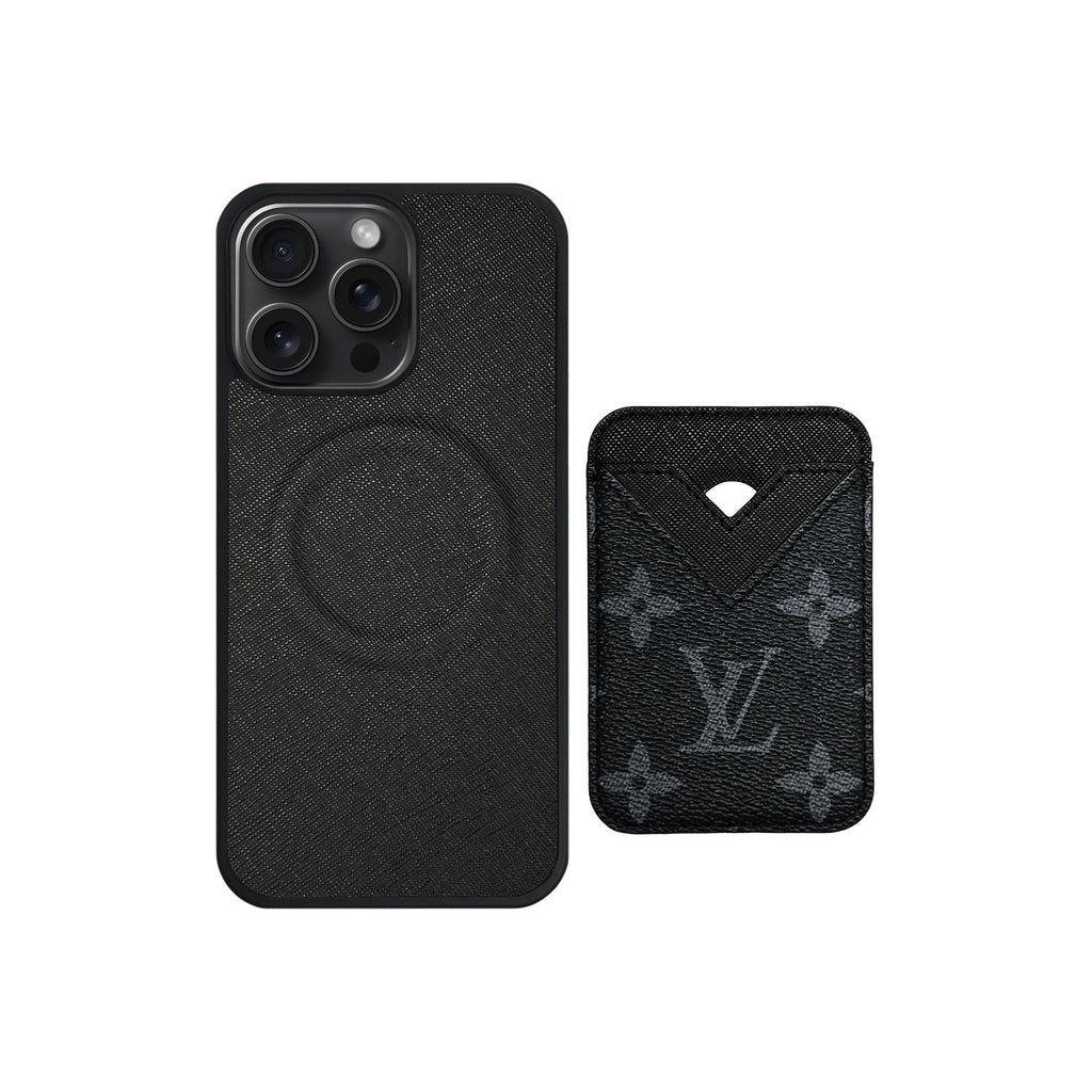 Tarjetero MagSafe LV Negro Monogram