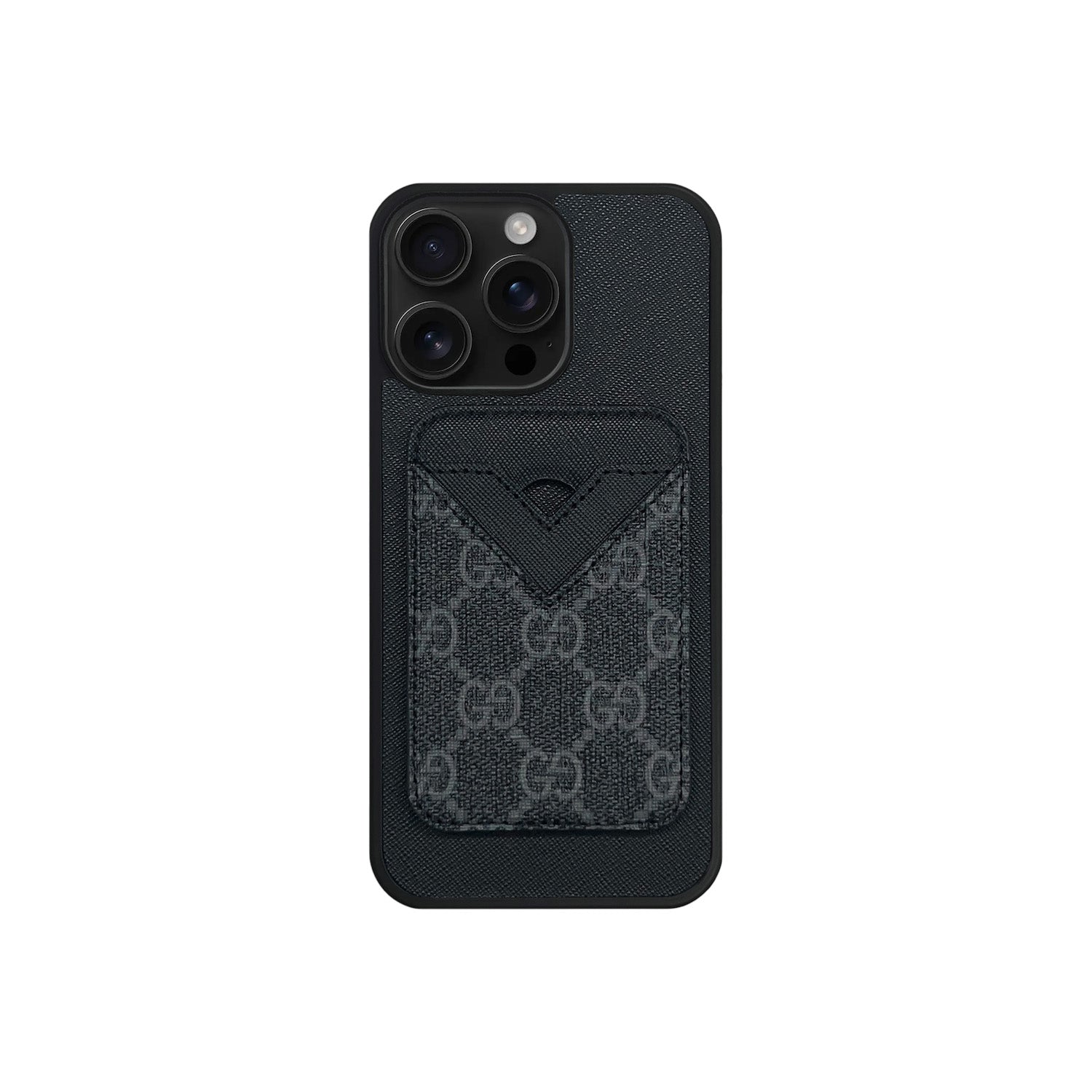 Tarjetero MagSafe GG Negro Monogram