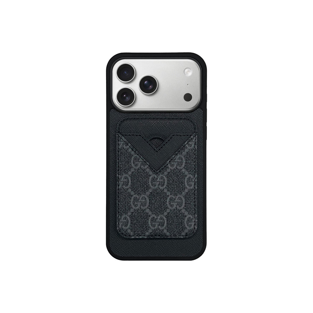 Tarjetero MagSafe GG Negro Monogram