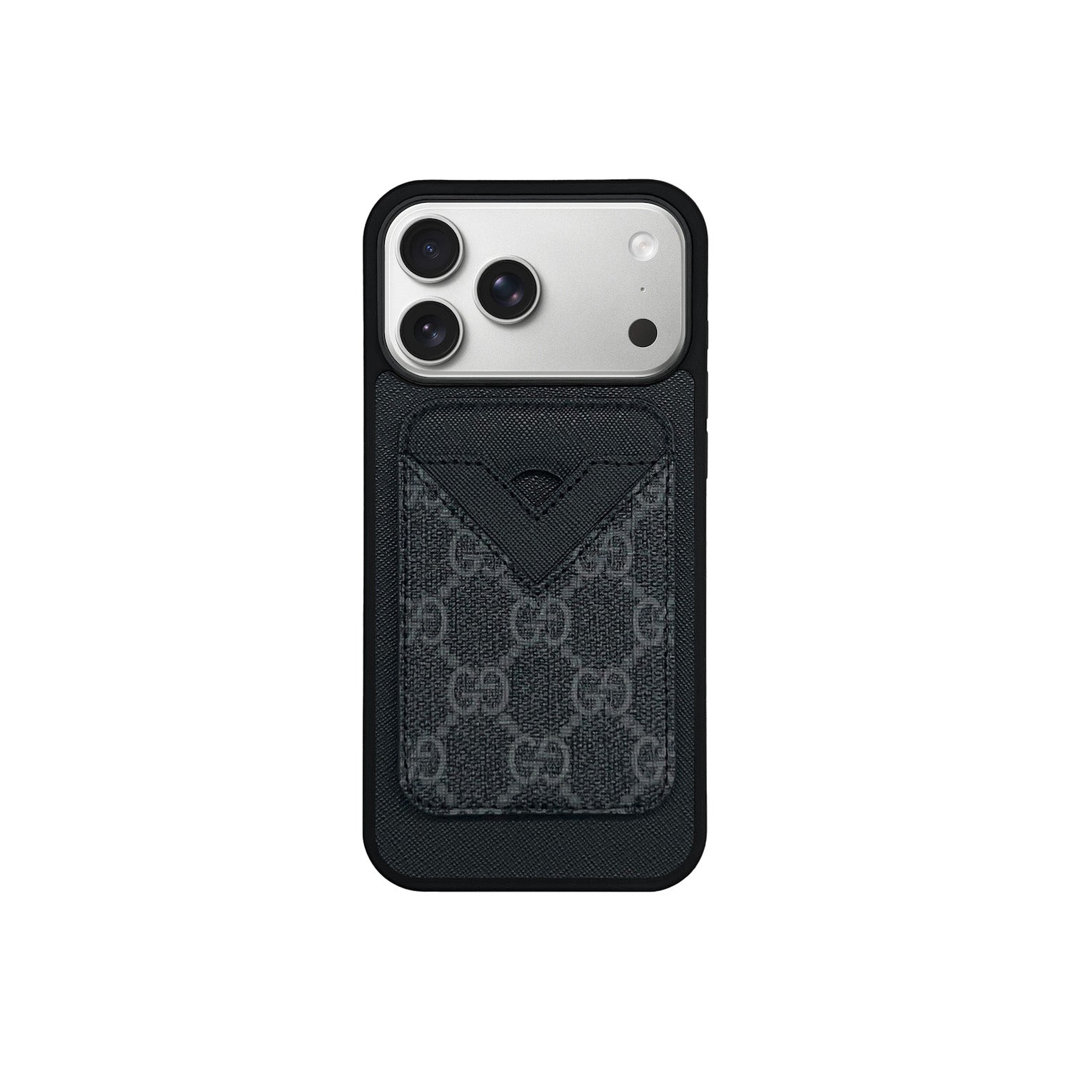 Tarjetero MagSafe GG Negro Monogram