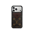 Set tarjetero MagSafe LV Monogram Marrón