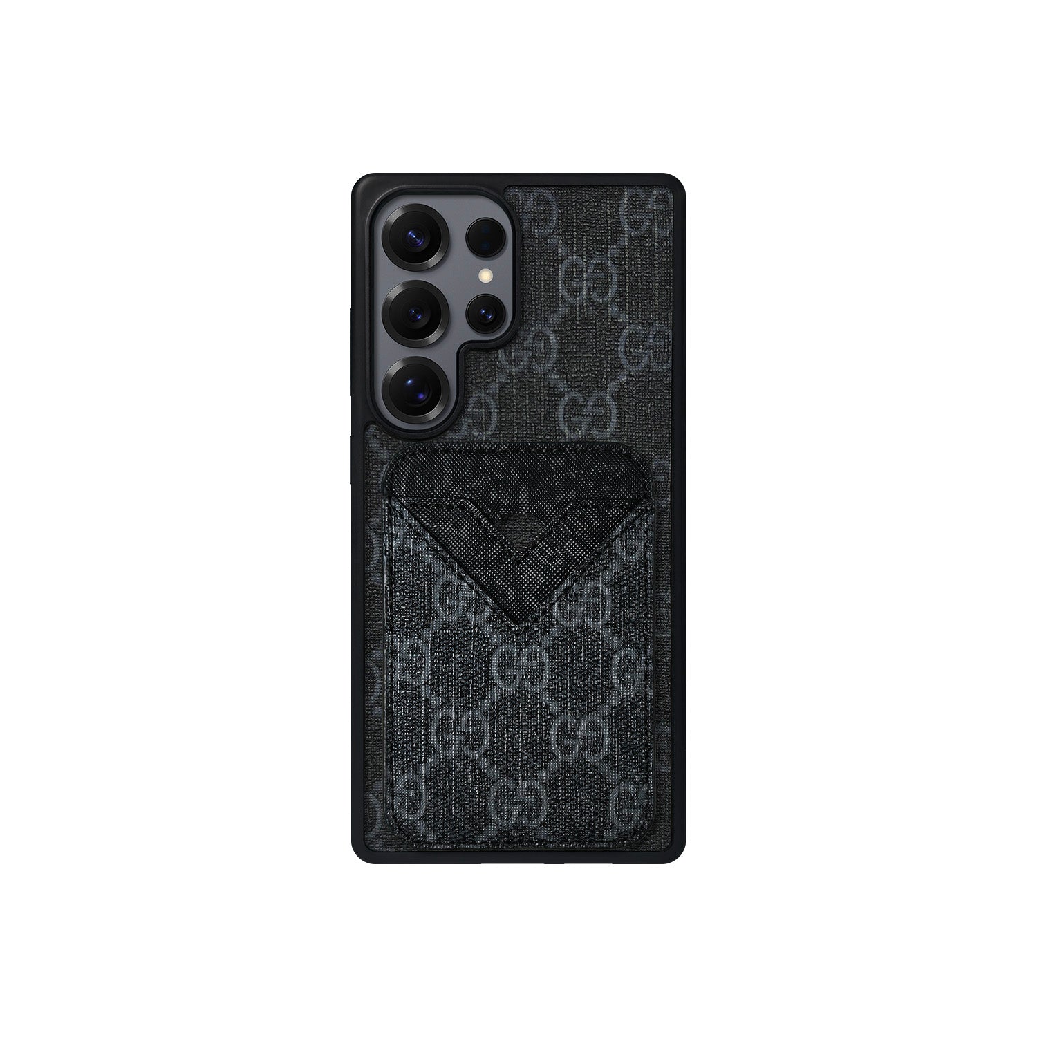 Tarjetero MagSafe GG Negro Monogram