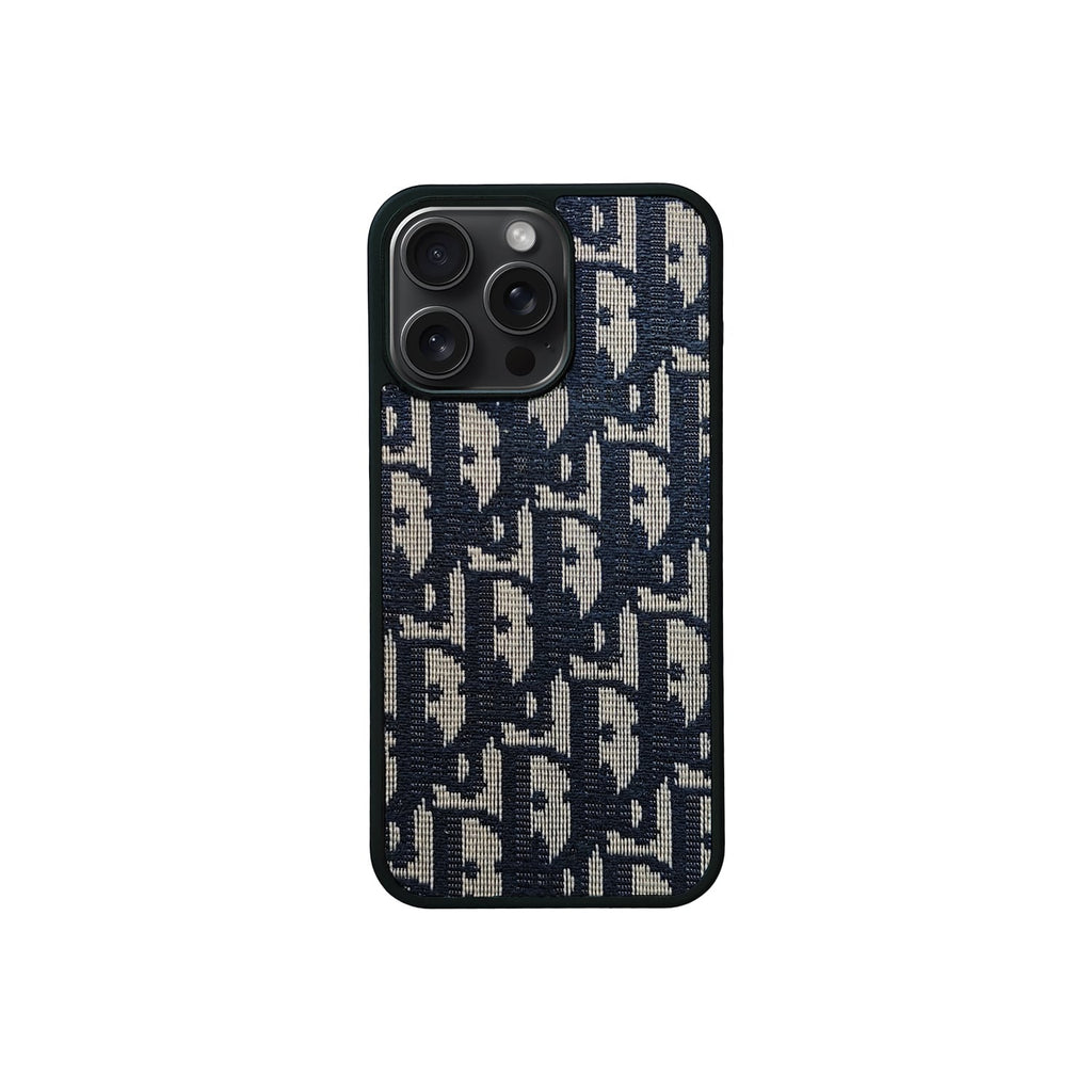Funda MagSafe CD Azul Monogram para iPhone