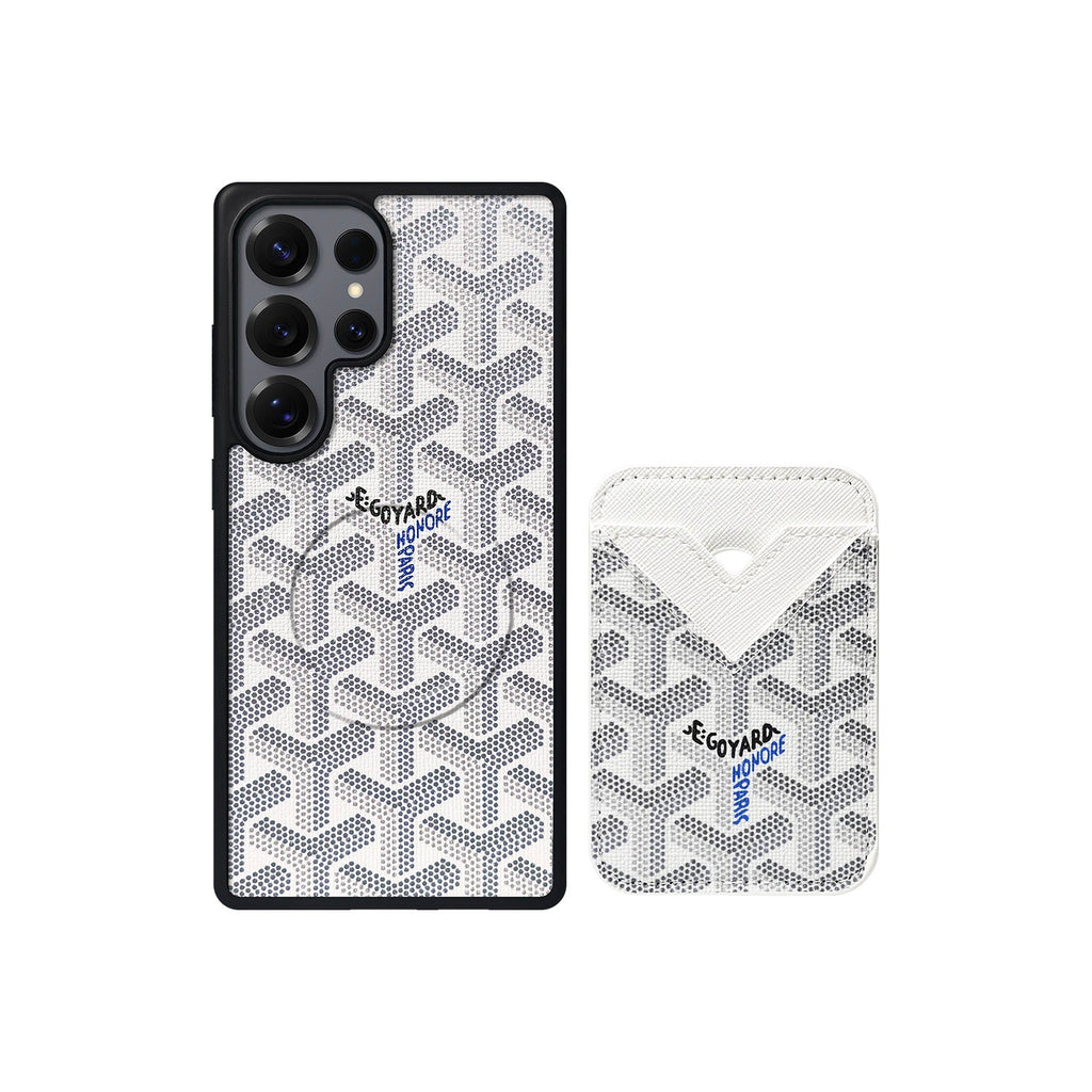 Tarjetero MagSafe Blanco GYA Monogram