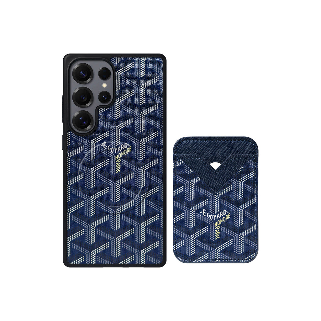 Tarjetero MagSafe Azul GYA Monogram
