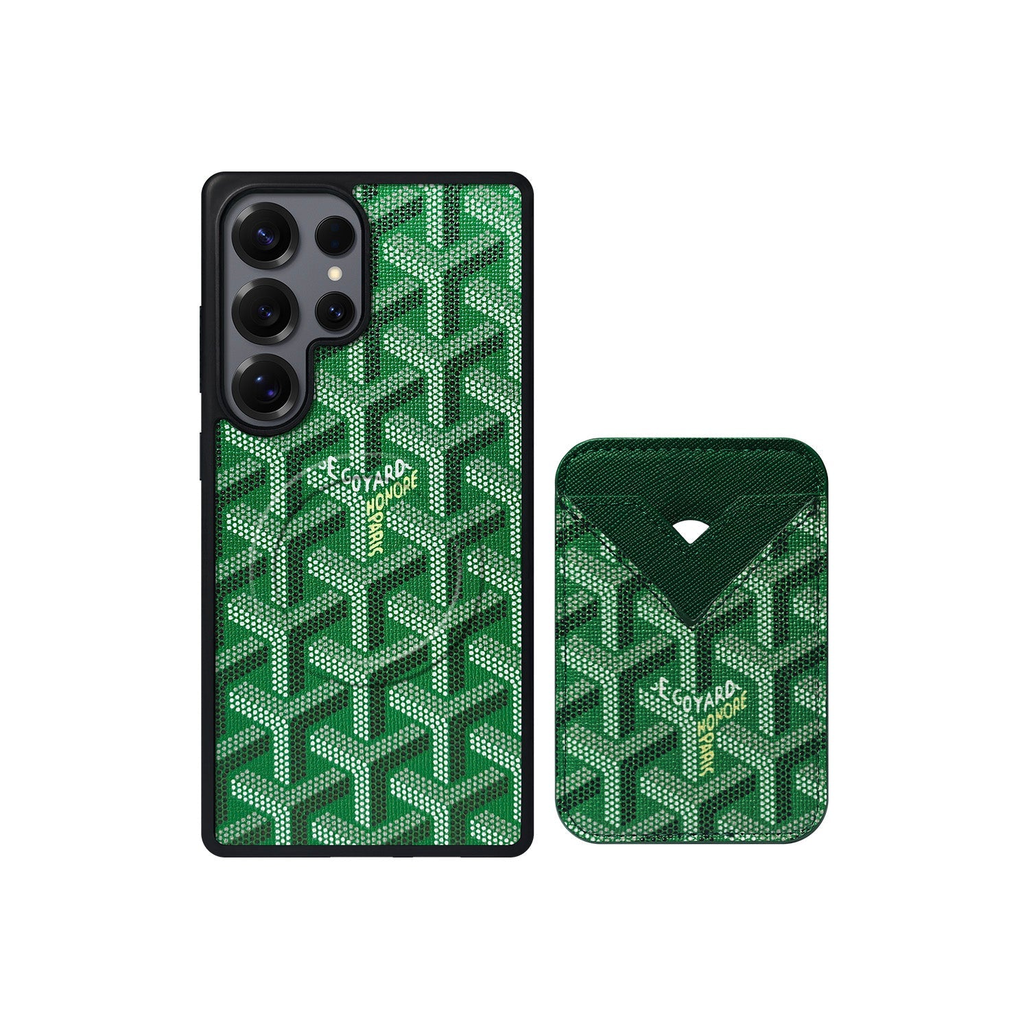 Tarjetero MagSafe Verde GYA Monogram