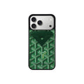 GREEN GYA MAGSAFE CARDHOLDER MONOGRAM
