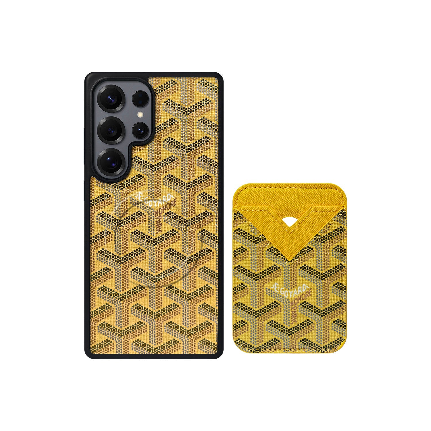 Tarjetero MagSafe Amarillo GYA Monogram