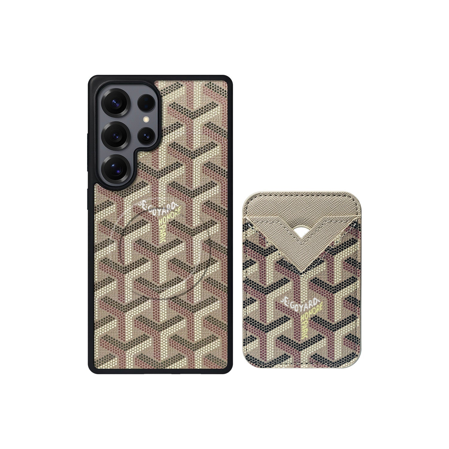 Tarjetero MagSafe Beige GYA Monogram