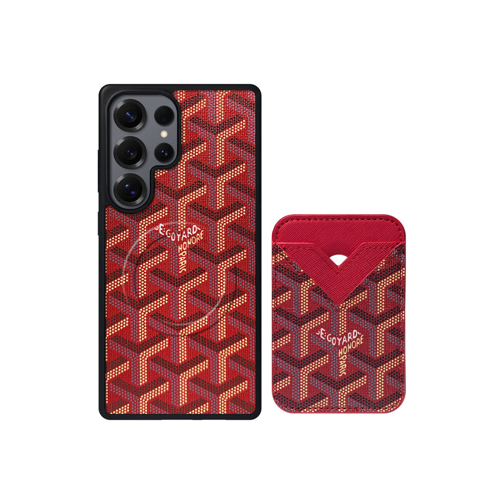 Tarjetero MagSafe Rojo GYA Monogram