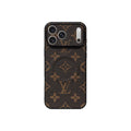 Funda MagSafe LV Marrón Monogram para iPhone