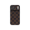 Funda MagSafe LV Marrón Classic para iPhone