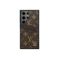 Funda con tarjetero LV Marrón Monogram para Samsung