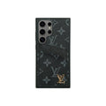 Funda con tarjetero LV Negro Monogram para Samsung