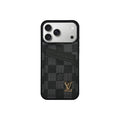 Funda con tarjetero LV Negro Classic para iPhone