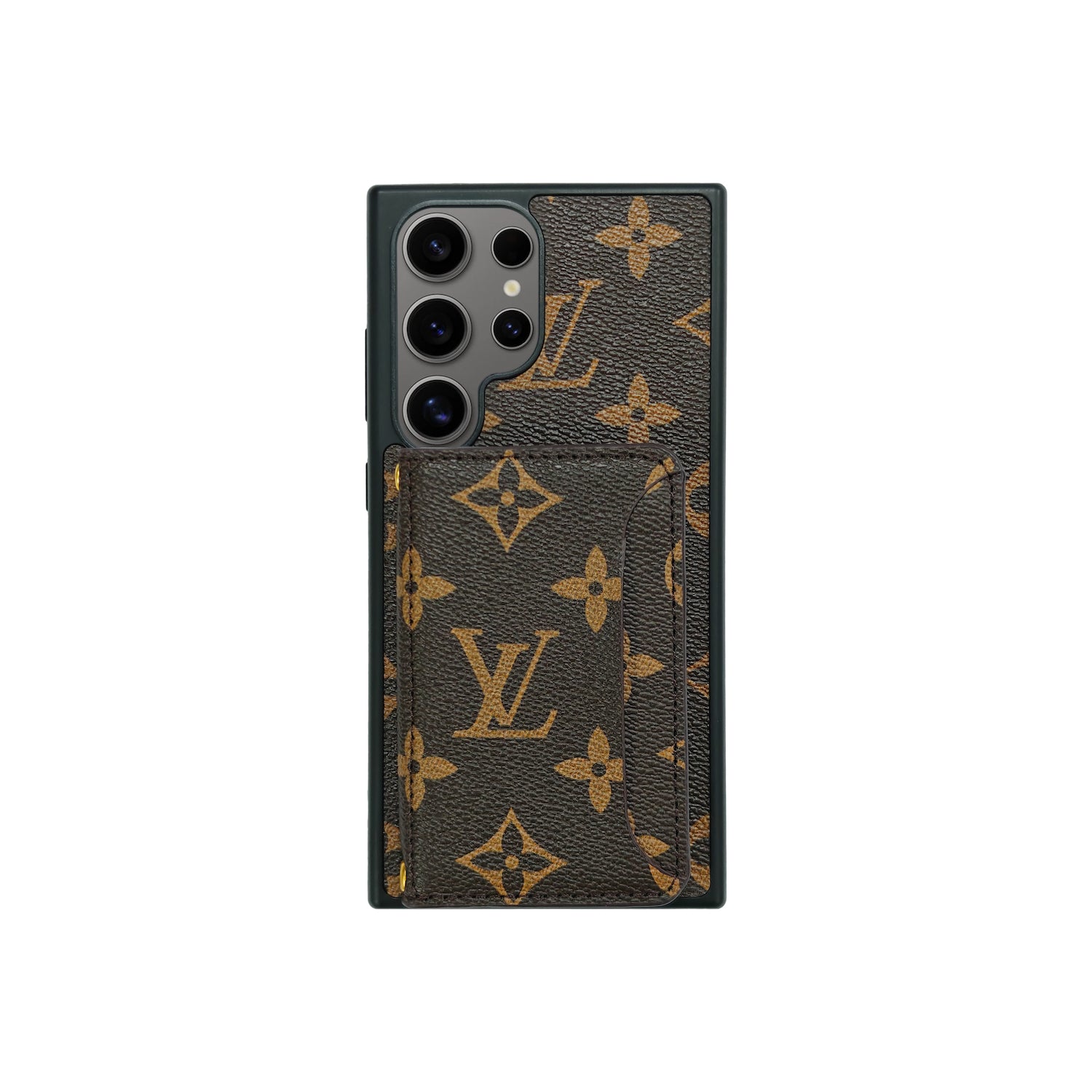 Funda con tarjetero Marrón LV Monogram para Samsung