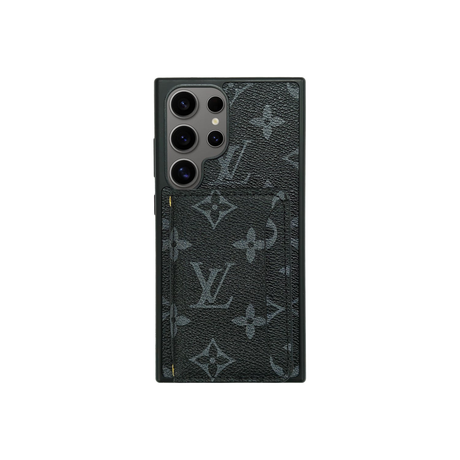 Funda con tarjetero Negro LV Monogram para Samsung