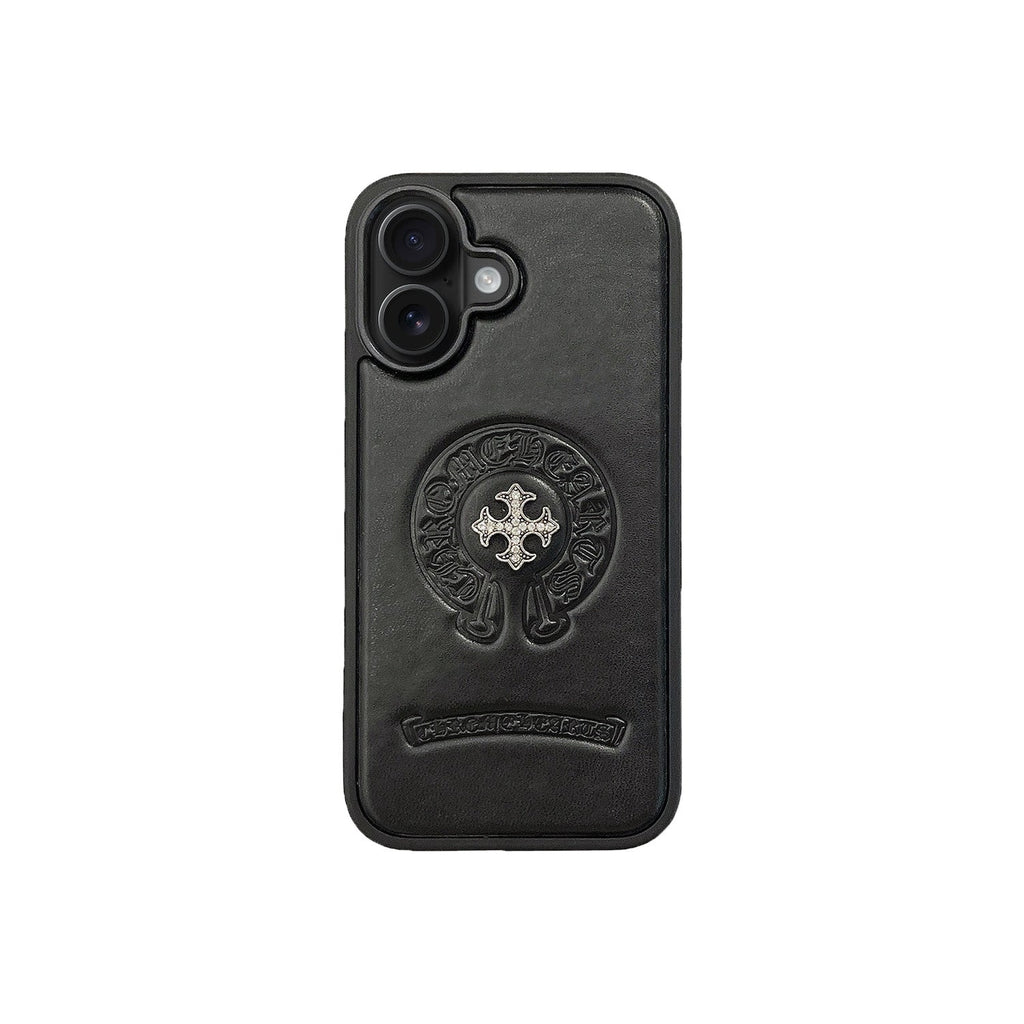 Funda CR Hearts Logo Embossed para iPhone
