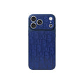 Funda DD Azul Monogram para iPhone