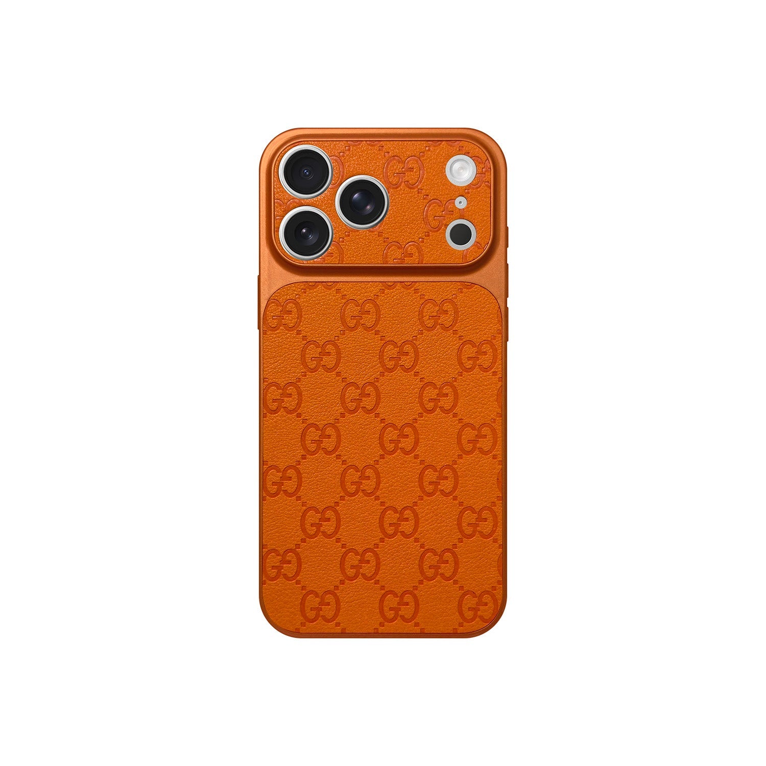 Funda GG Naranja Monogram para iPhone