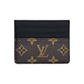 Tarjetero MagSafe LV Negro y Marrón Monogram