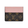 Tarjetero MagSafe LV Rosa y Marrón Monogram