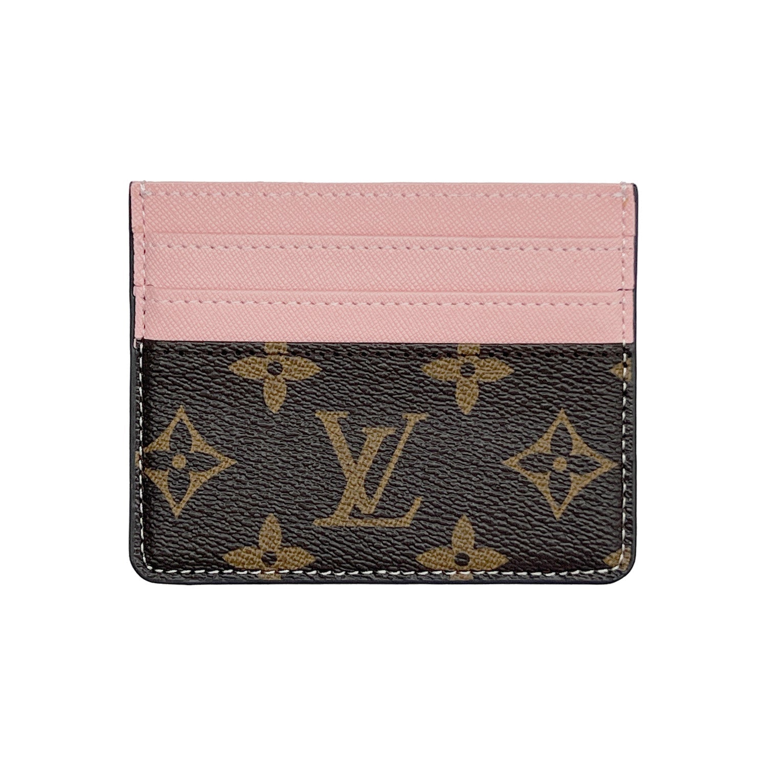 Tarjetero MagSafe LV Rosa y Marrón Monogram