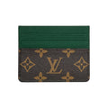Tarjetero MagSafe LV Verde y Marrón Monogram