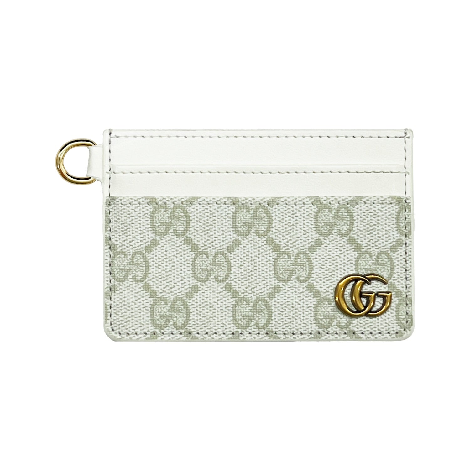 Tarjetero MagSafe GG Blanco Monogram