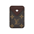 Tarjetero MagSafe LV Marrón