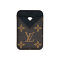 Tarjetero MagSafe LV Marrón/negro