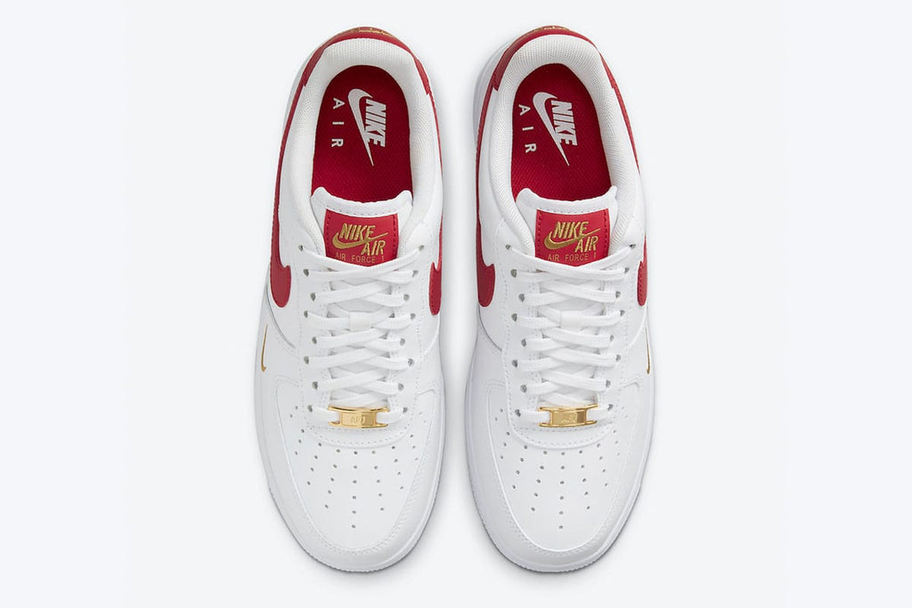 Wmns Nike Air Force 1 Essential Low ‘White Gym Red’