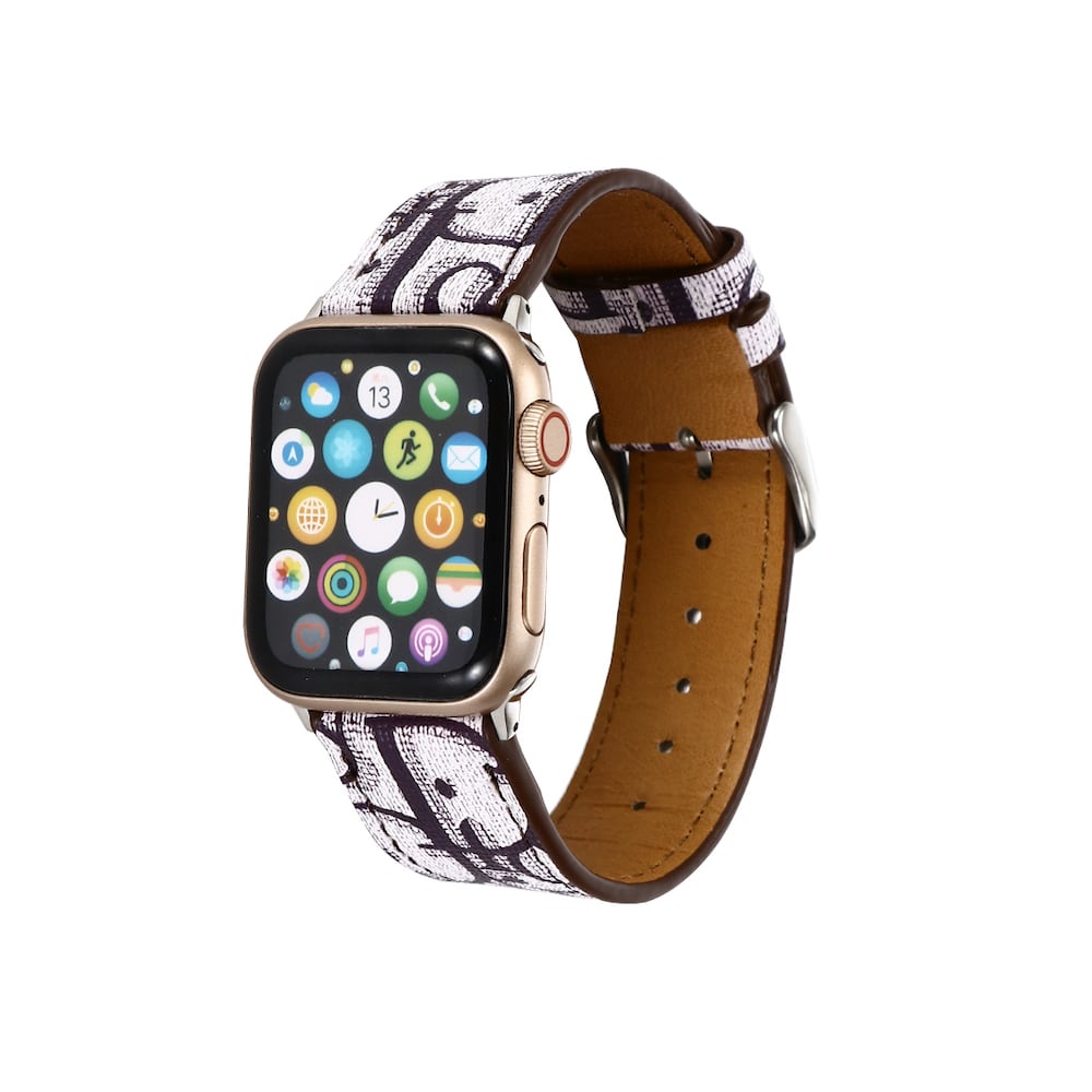 Correa CD Monogram Violeta para Apple Watch