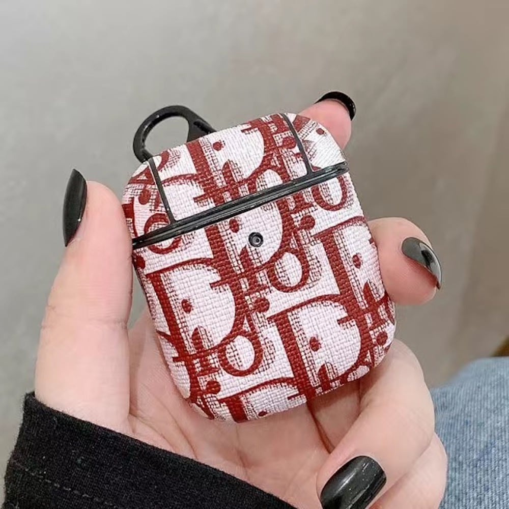 Funda CD Monogram Rojo para AirPods