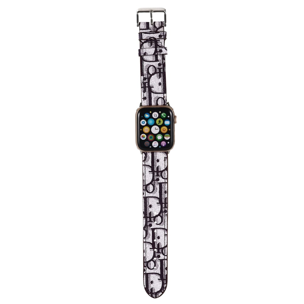 Correa CD Monogram Violeta para Apple Watch