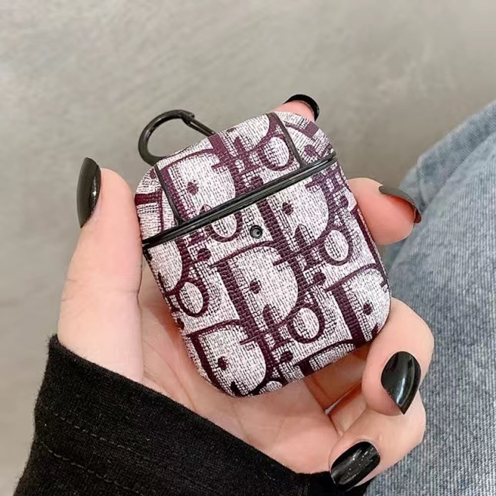 Funda CD Monogram Violeta para AirPods