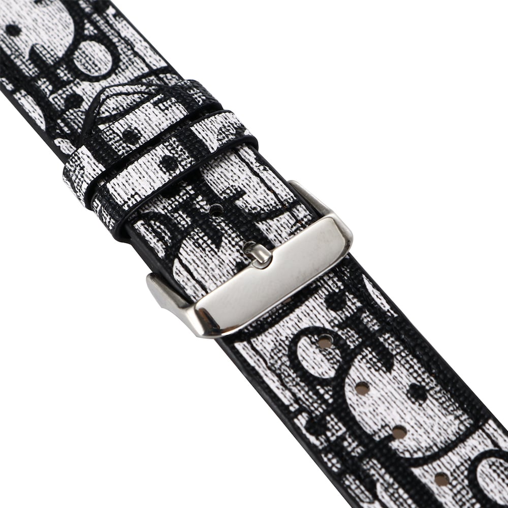 Correa CD Monogram Negro para Apple Watch