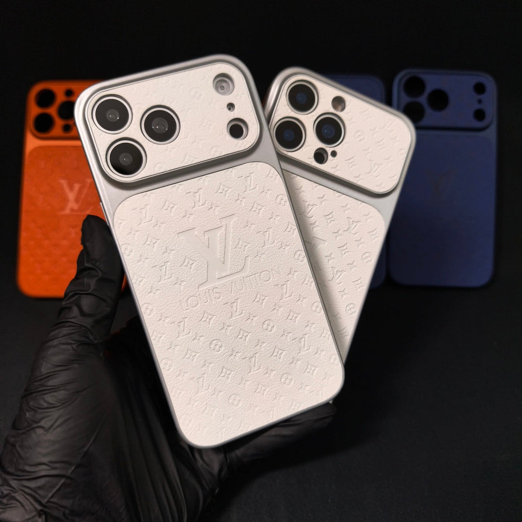 Funda LV Blanco Monogram para iPhone