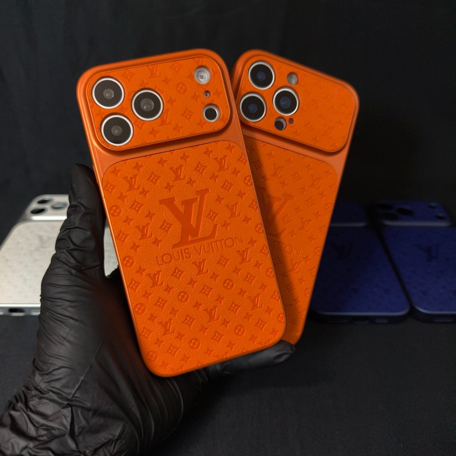 Funda LV Naranja Monogram para iPhone