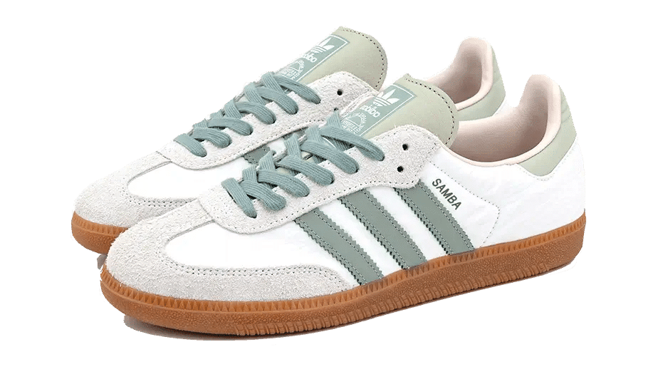 Samba OG Cloud White Silver Green