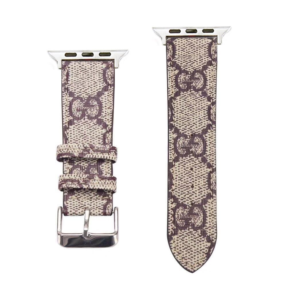 Correa GG Beige Monogram para Apple Watch