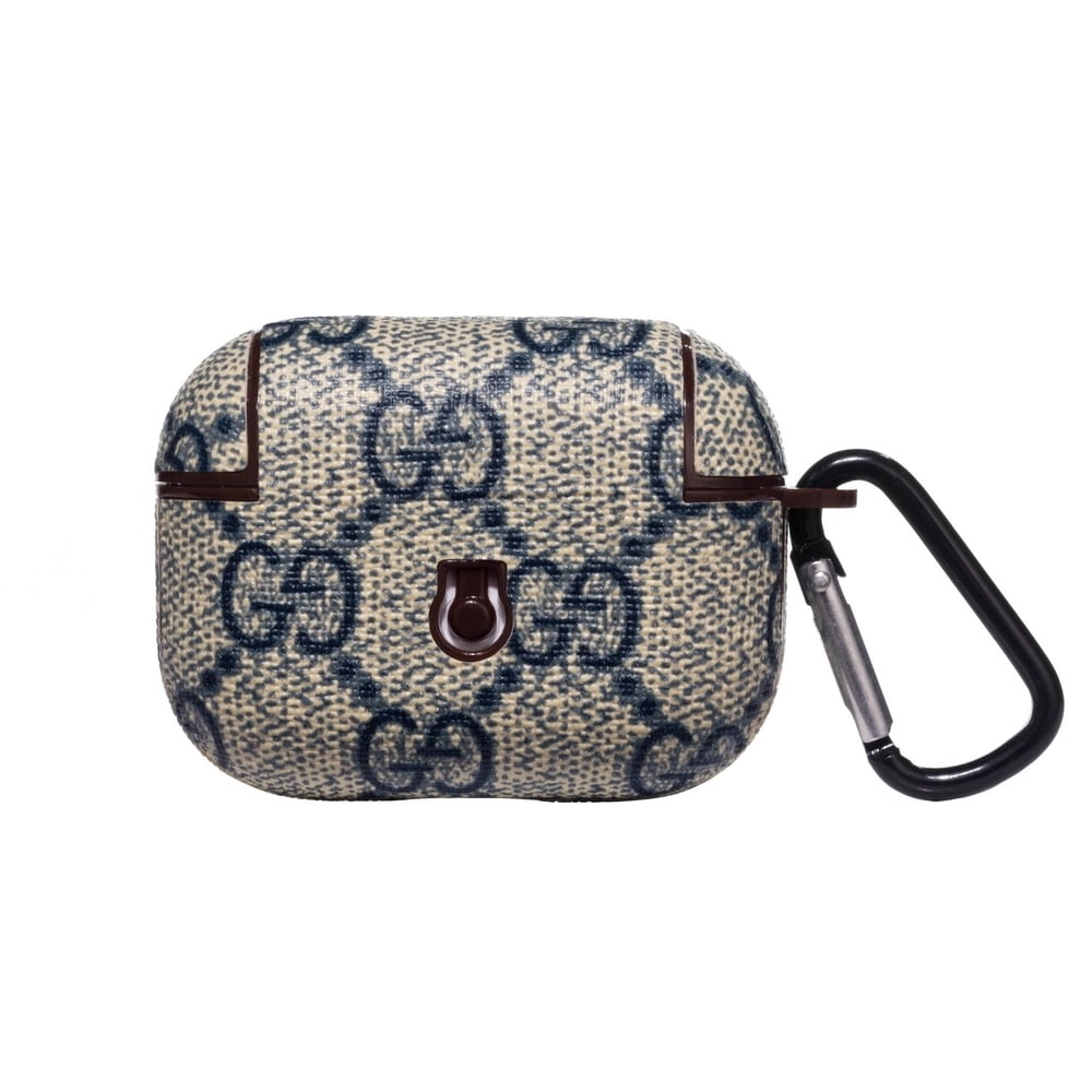 Funda GG Azul Monogram para AirPods