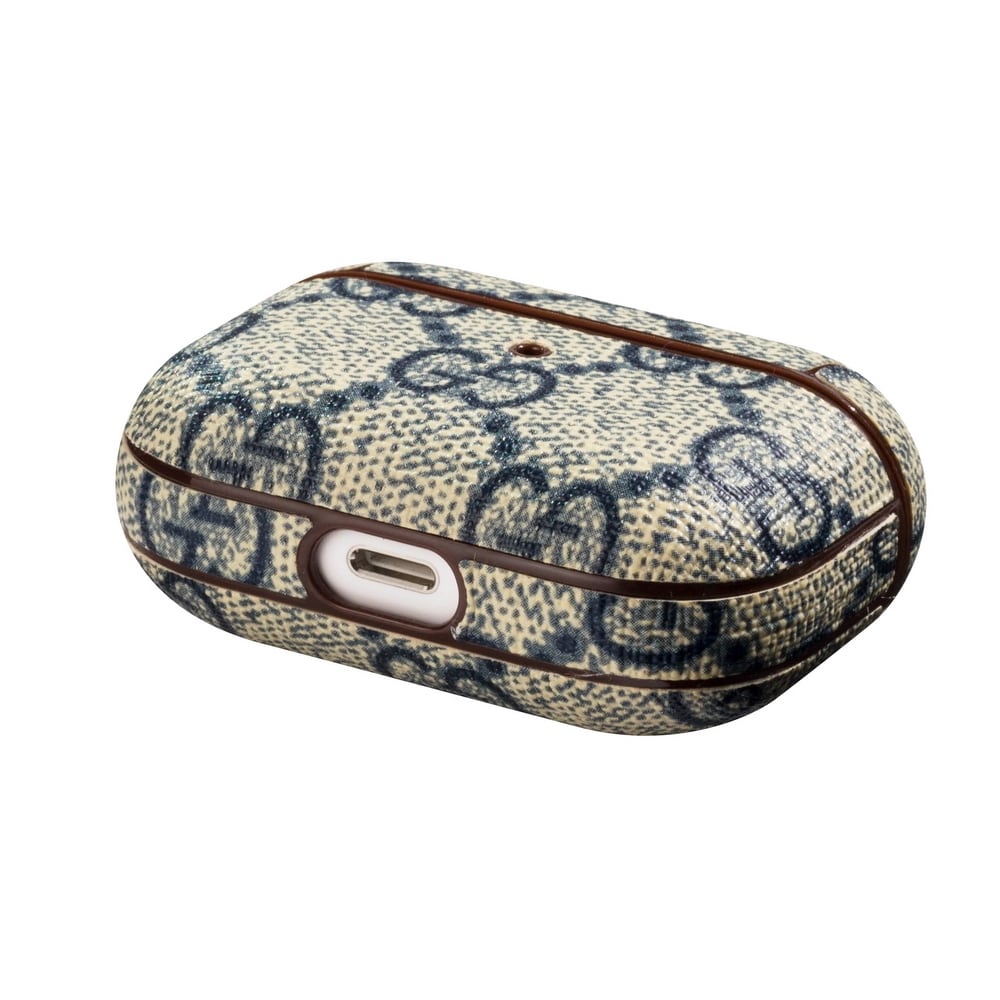 Funda GG Azul Monogram para AirPods