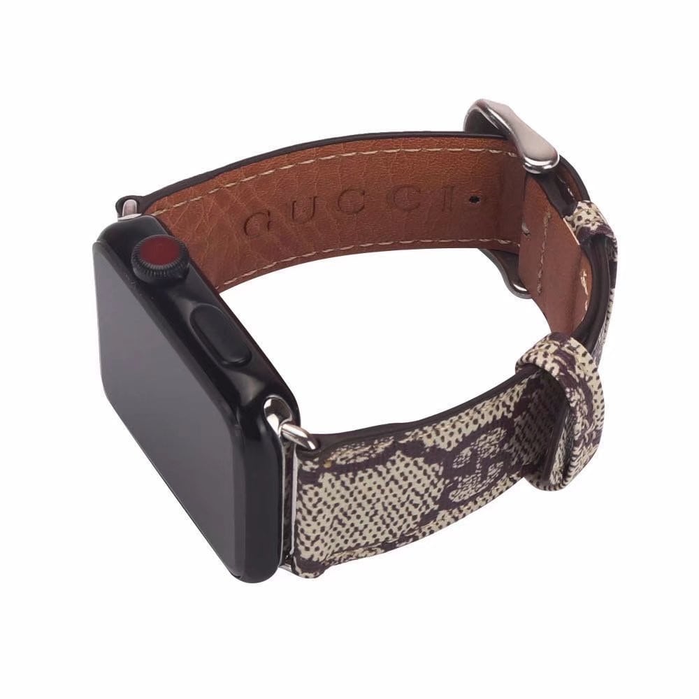 Correa GG Beige Monogram para Apple Watch