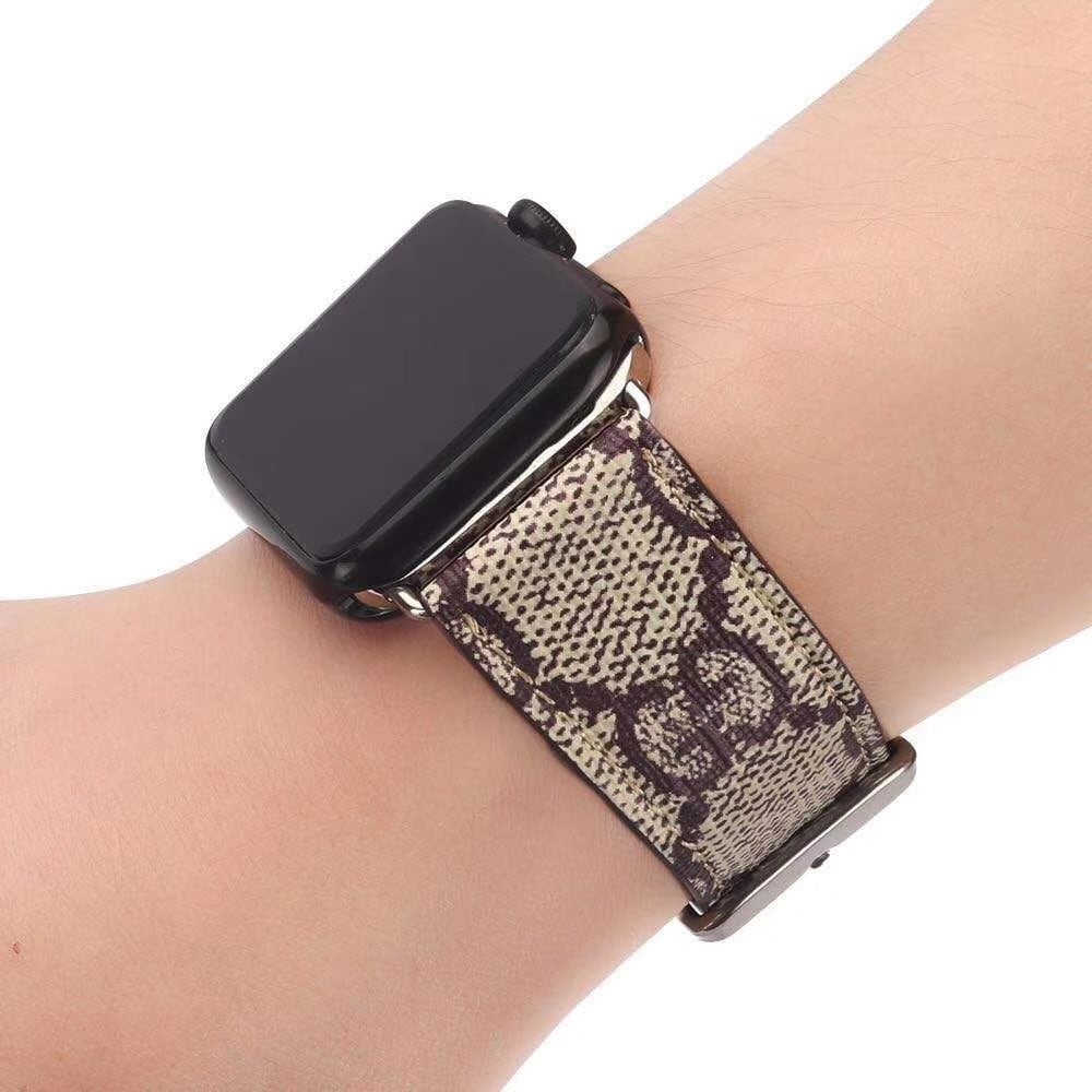 Correa GG Beige Monogram para Apple Watch