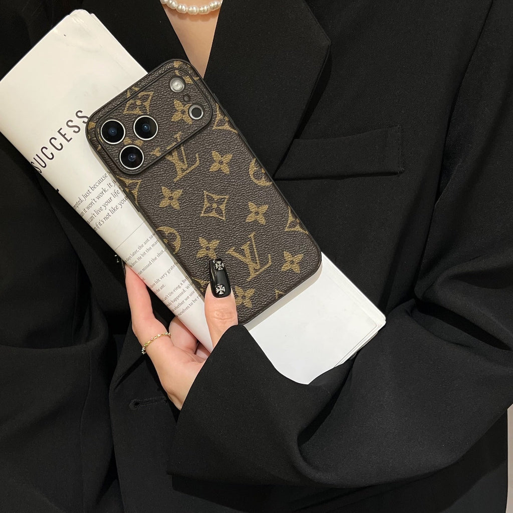 Funda Marrón LV Monogram para iPhone
