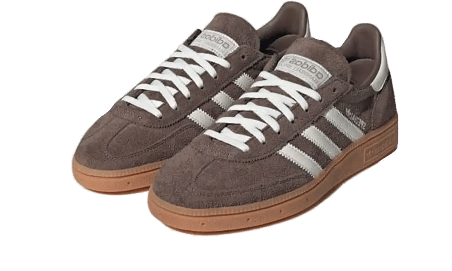 ADIDAS HANDBALL SPEZIAL EARTH BROWN STRATA OFFWHITE GUM - Vista superior