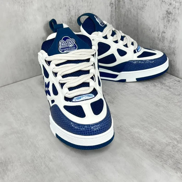 LV Skate Sneaker Marine White